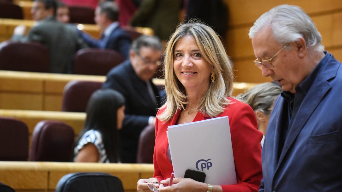 La portavoz del Partido Popular en el Senado, Alicia García Rodríguez.