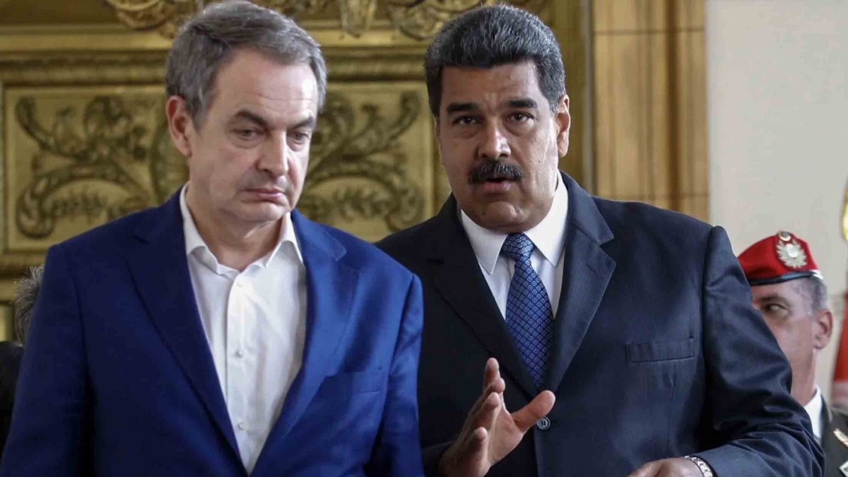 Zapatero con su amigo Maduro