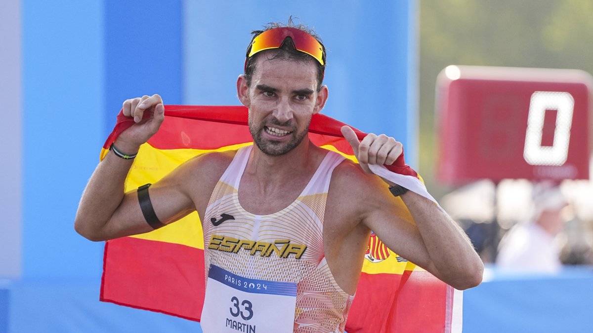 Alvaro Martín, bronce en 20km marcha