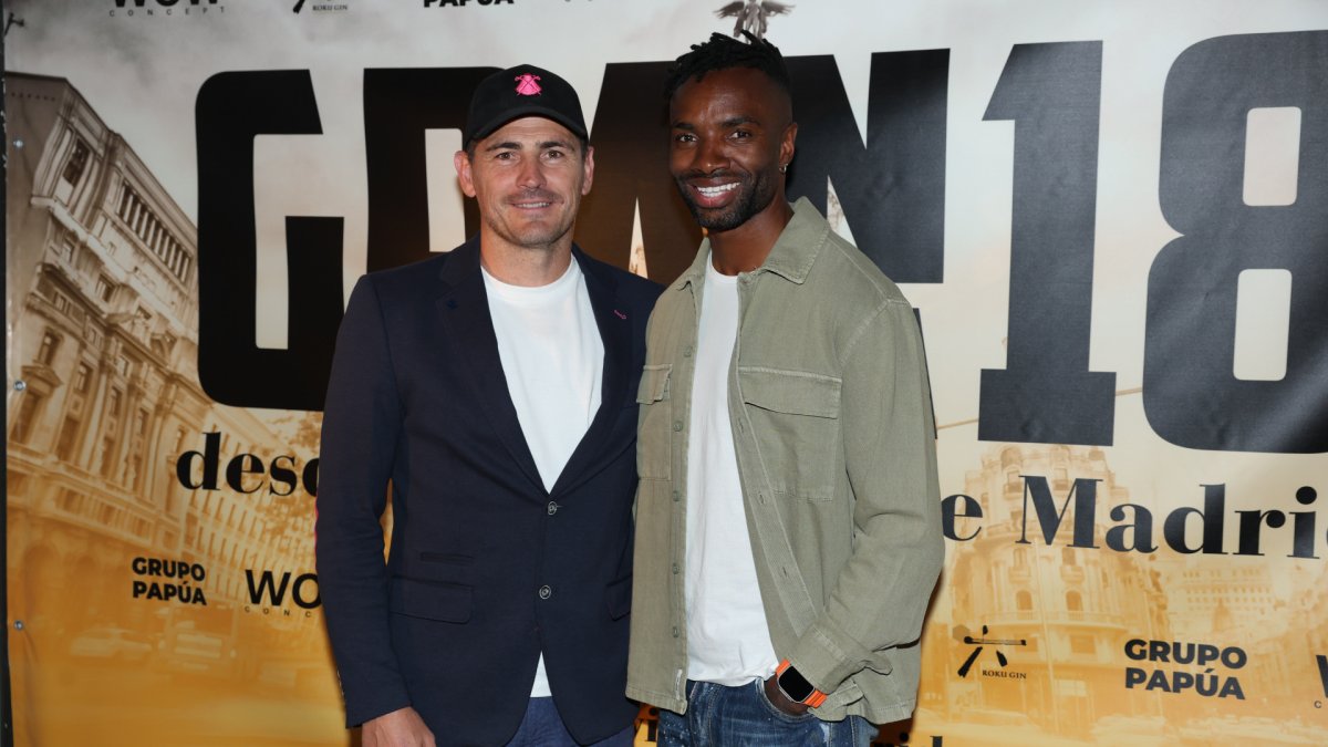 Iker Casillas y Javier Balboa en Madrid el pasado mes de junio.