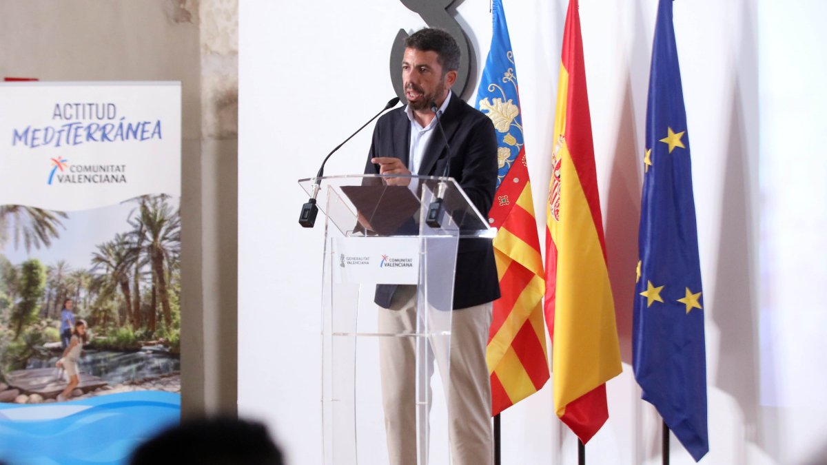 El 'president' de la Generalitat Valenciana, Carlos Mazón. Imagen de archivo