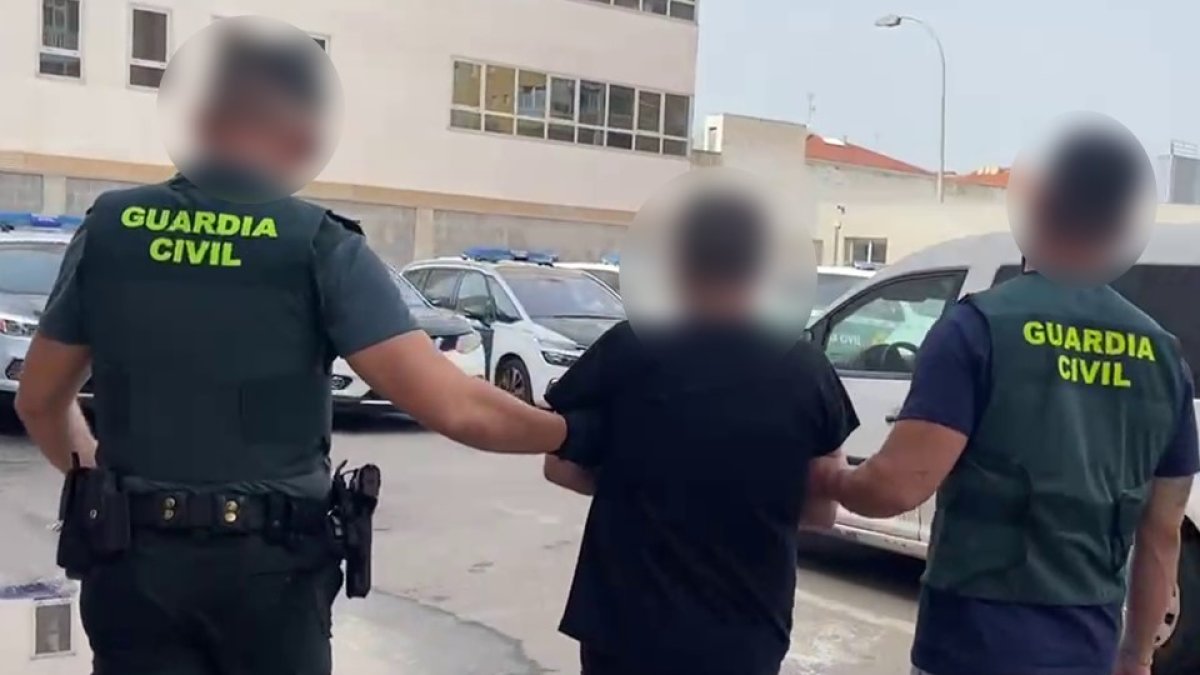 Momento de la detención