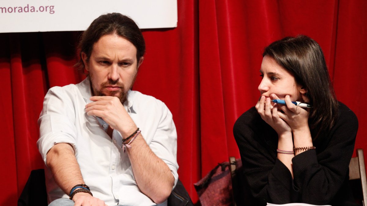 Pablo Iglesias e Irene Montero, en una imagen de 2018.