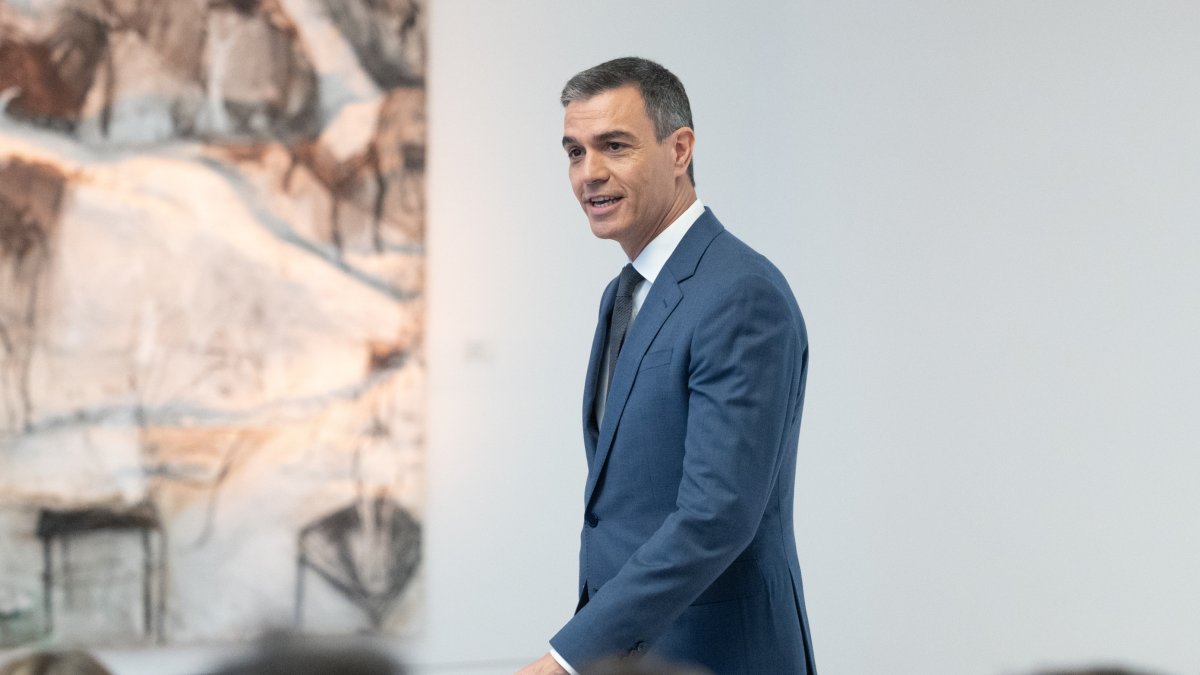 El presidente del Gobierno, Pedro Sánchez