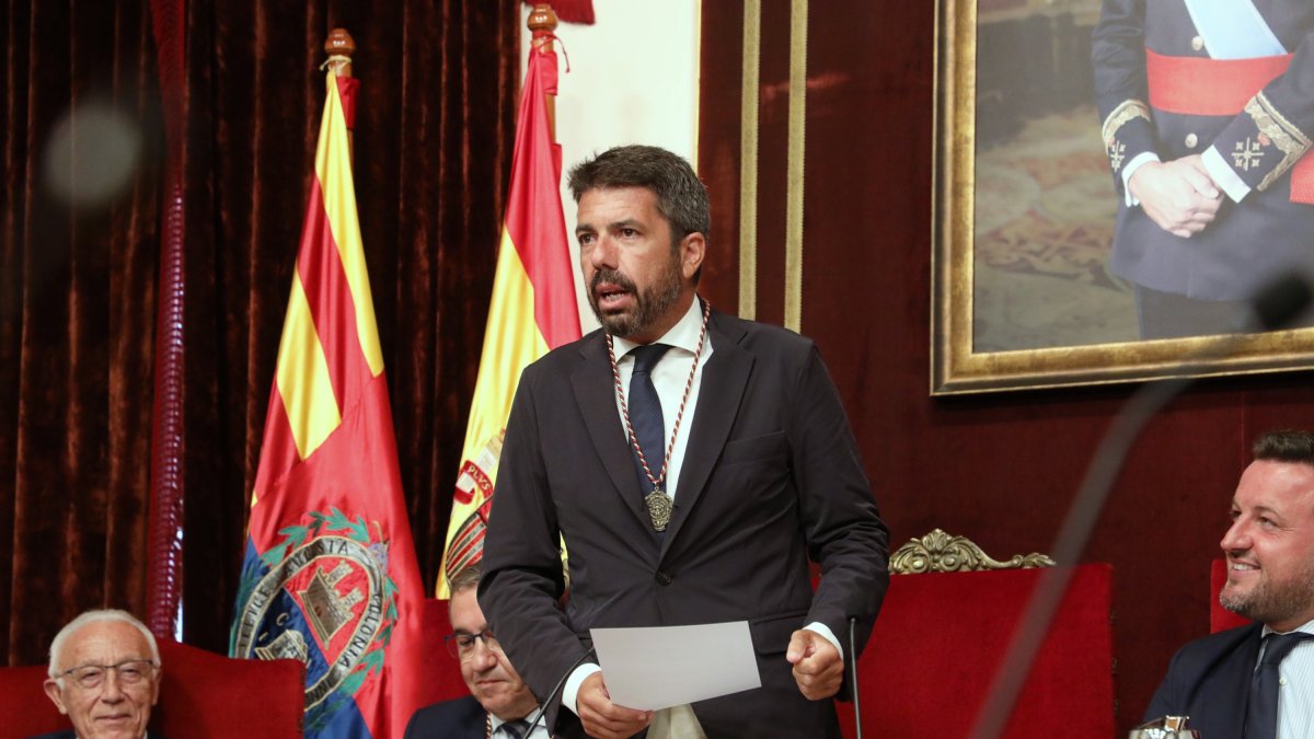 El 'president' Carlos Mazón interviene en el Patronato del Misteri d'Elx