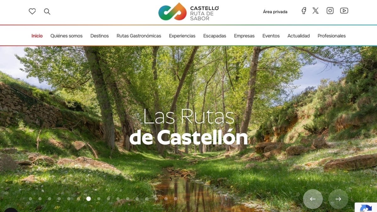 Web de Castellón Ruta del Sabor