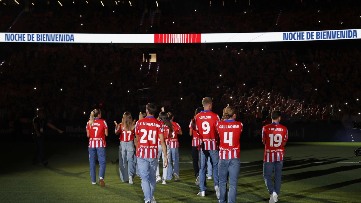 Los fichajes del Atlético durante la 'Noche de Bienvenida'