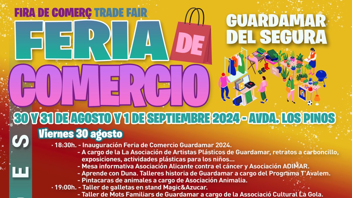 Calendario de actividades de la Feria del Comercio