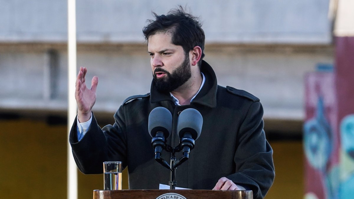 El presidente de Chile, Gabriel Boric.