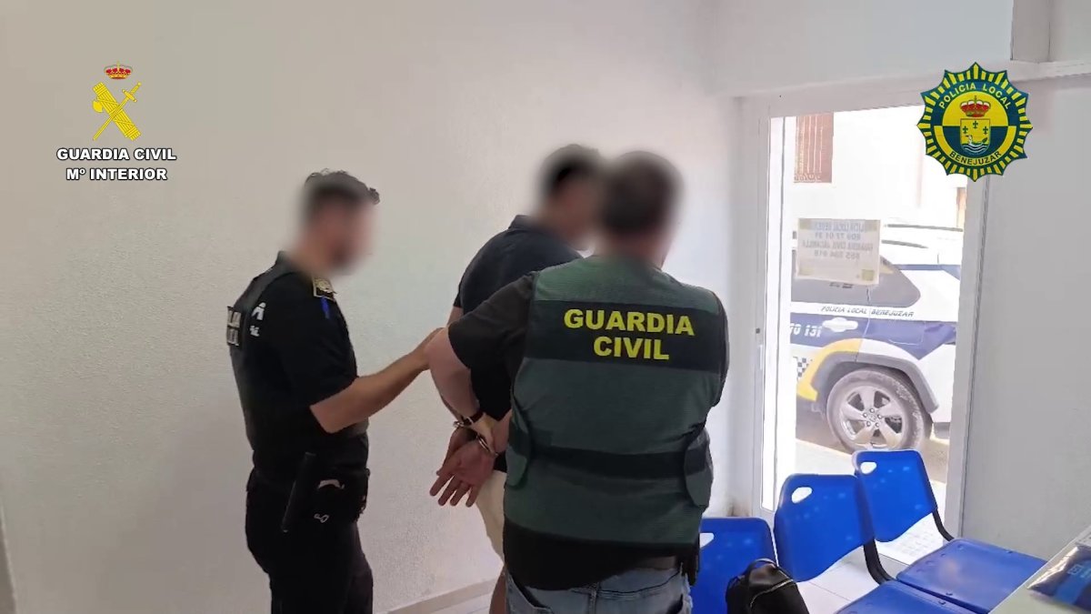 Momento de la detención