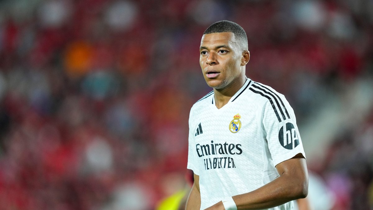 Kylian Mbappé, con el Real Madrid.