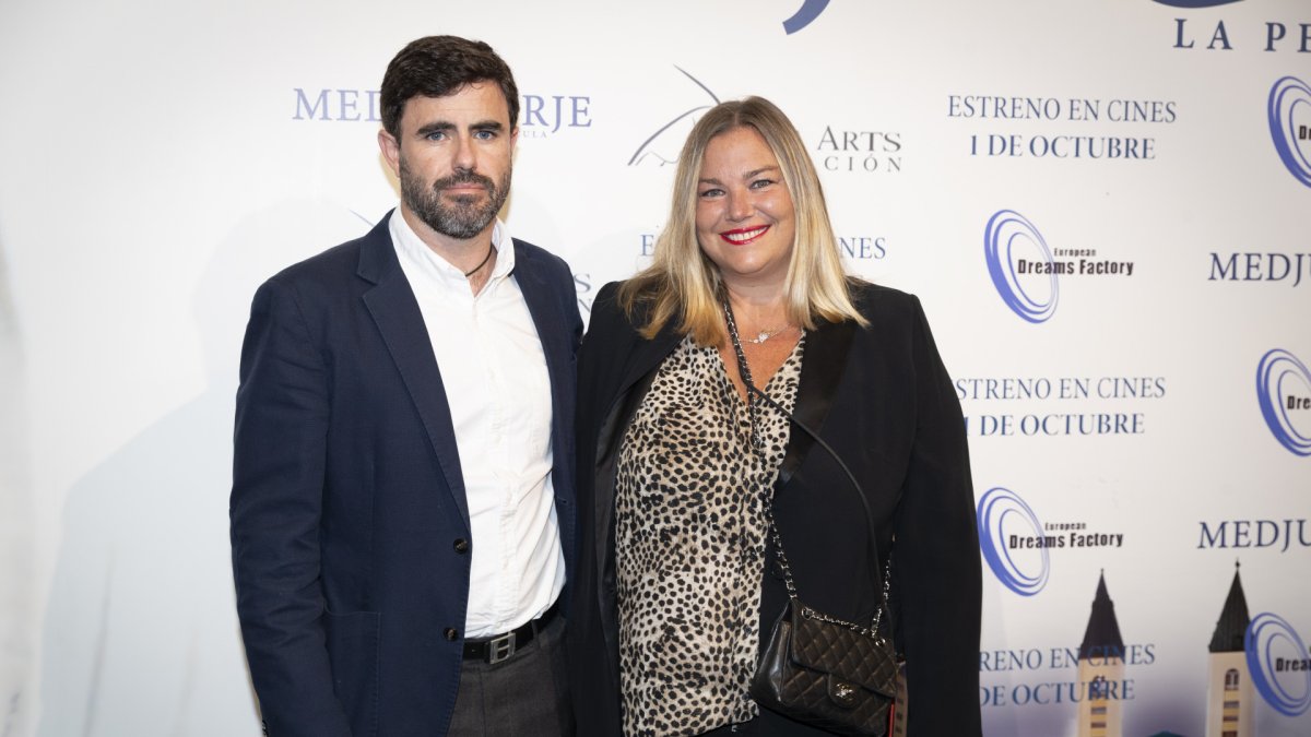 Caritina Goyanes junto a su marido Antonio Matos hace unos meses.