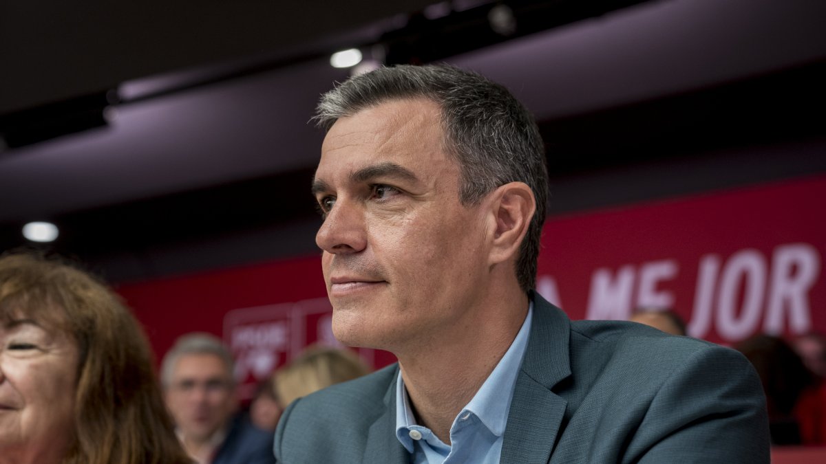 El secretario general del PSOE y presidente del Gobierno, Pedro Sánchez, en junio en el Comité Federal.