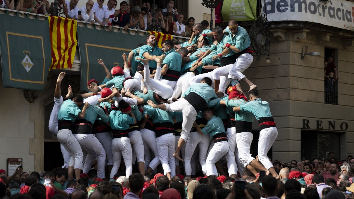 Casteller de la Diada de Sant Felix