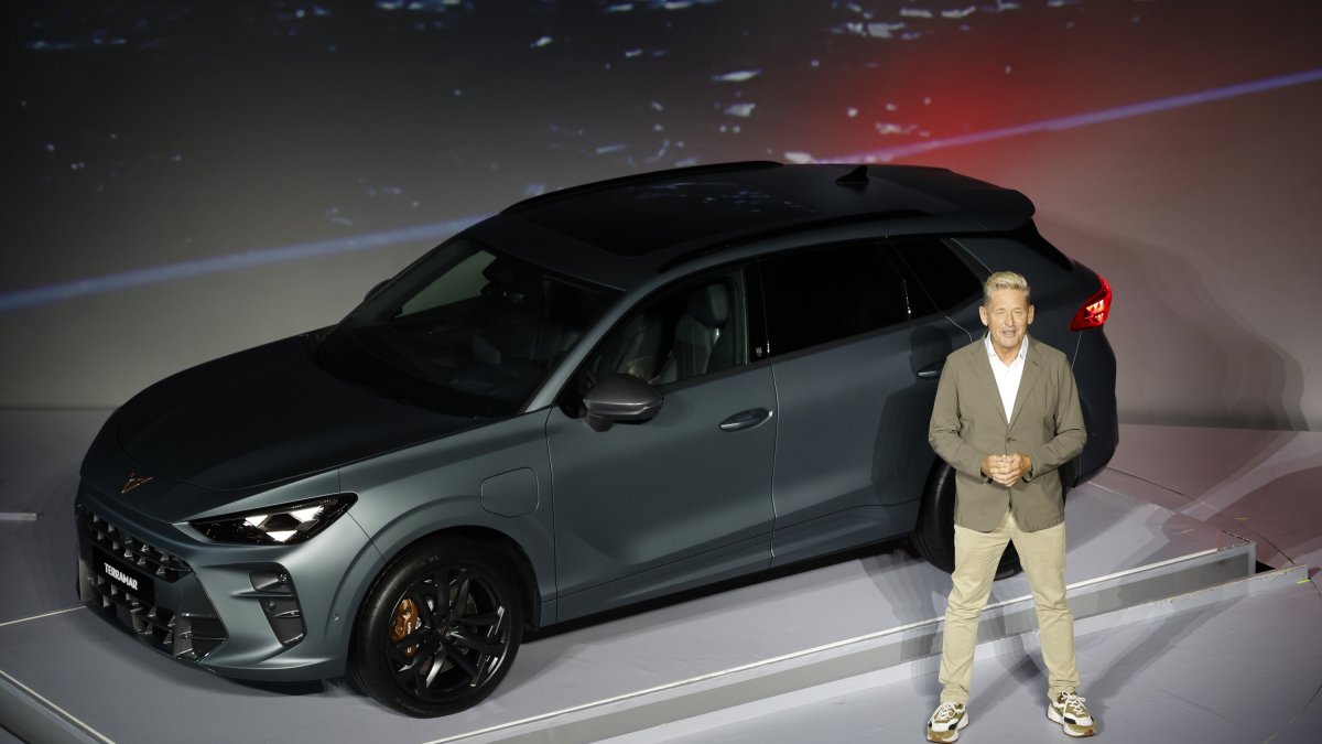 El CEO de Cupra, Wayne Griffiths, durante la presentación del nuevo Cupra Terramar.