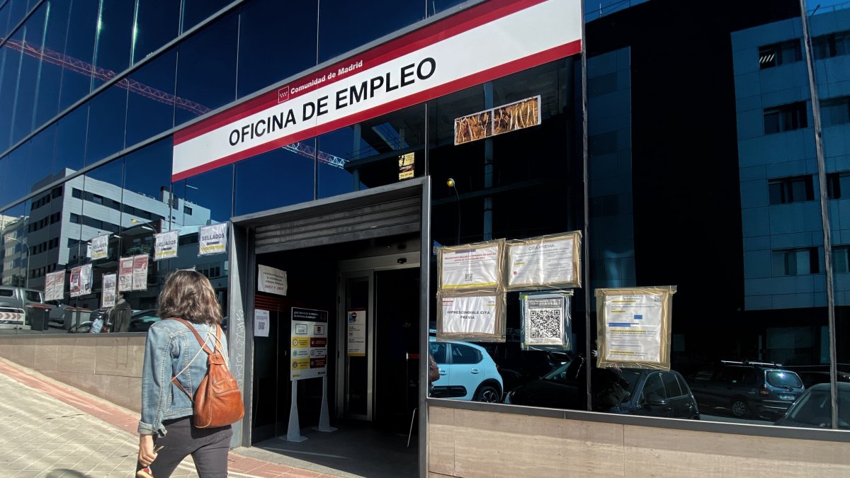 Una oficina del Servicio Público de Empleo Estatal (SEPE),