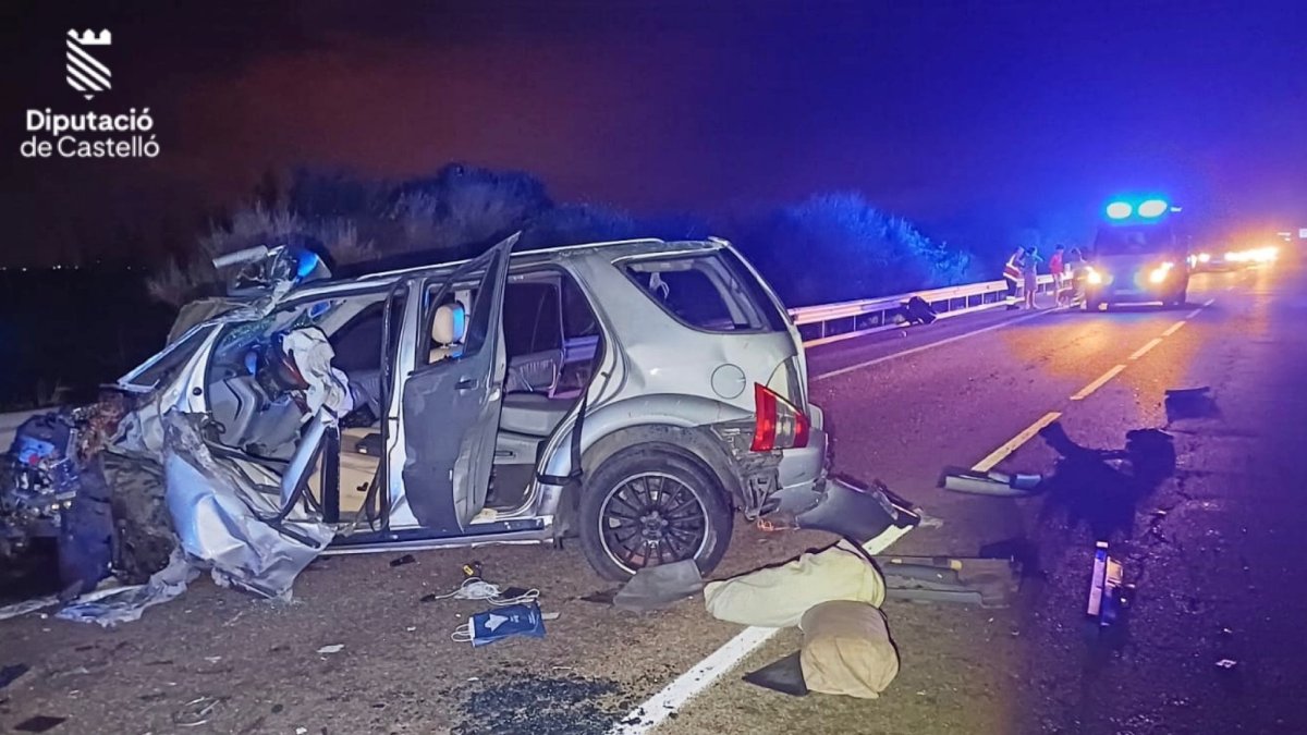 Accidente de tráfico en Nules