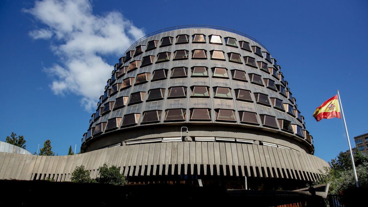 Edificio del Tribunal Constitucional, en Madrid.