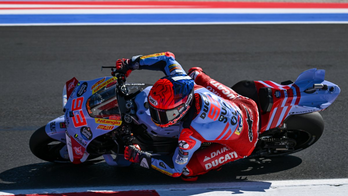 Marc Márquez, durante el fin de semana en San Marino.