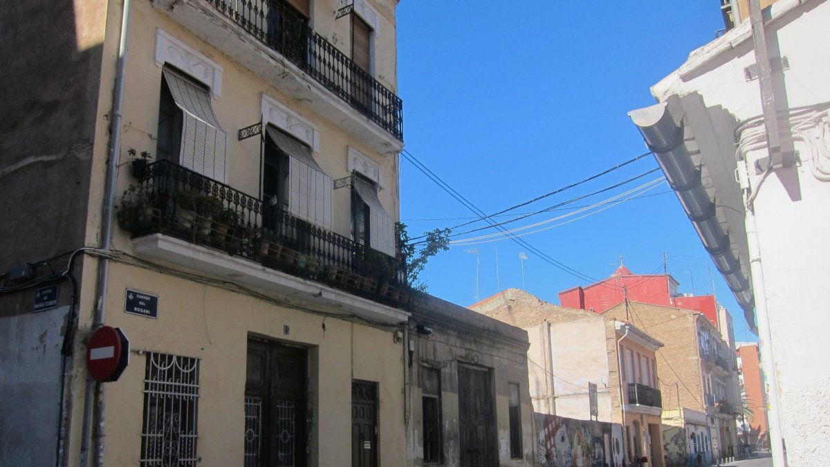 Vivienda en el barrio del Cabanyal en Valencia