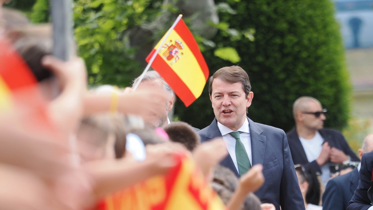 El presidente de la Junta de Castilla y León, Alfonso Fernández Mañueco.