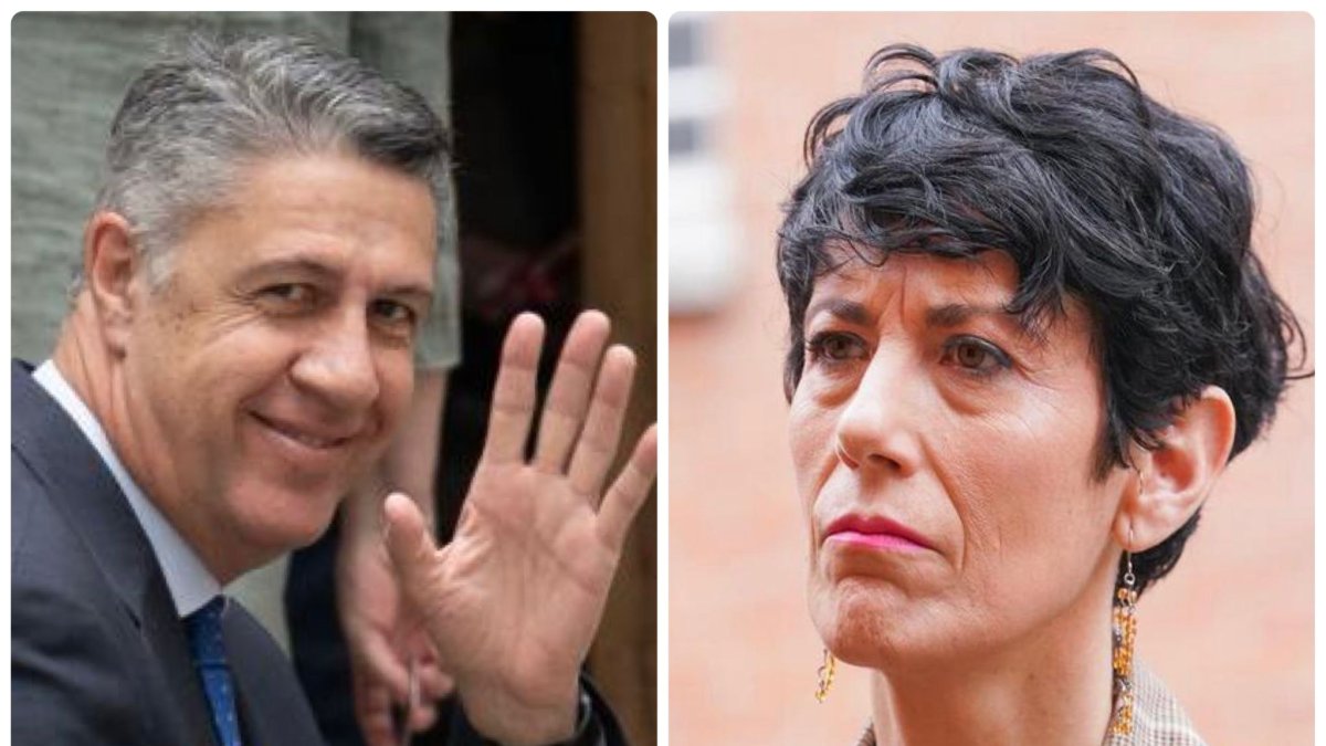 Xavier García Albiol y Elma Saiz