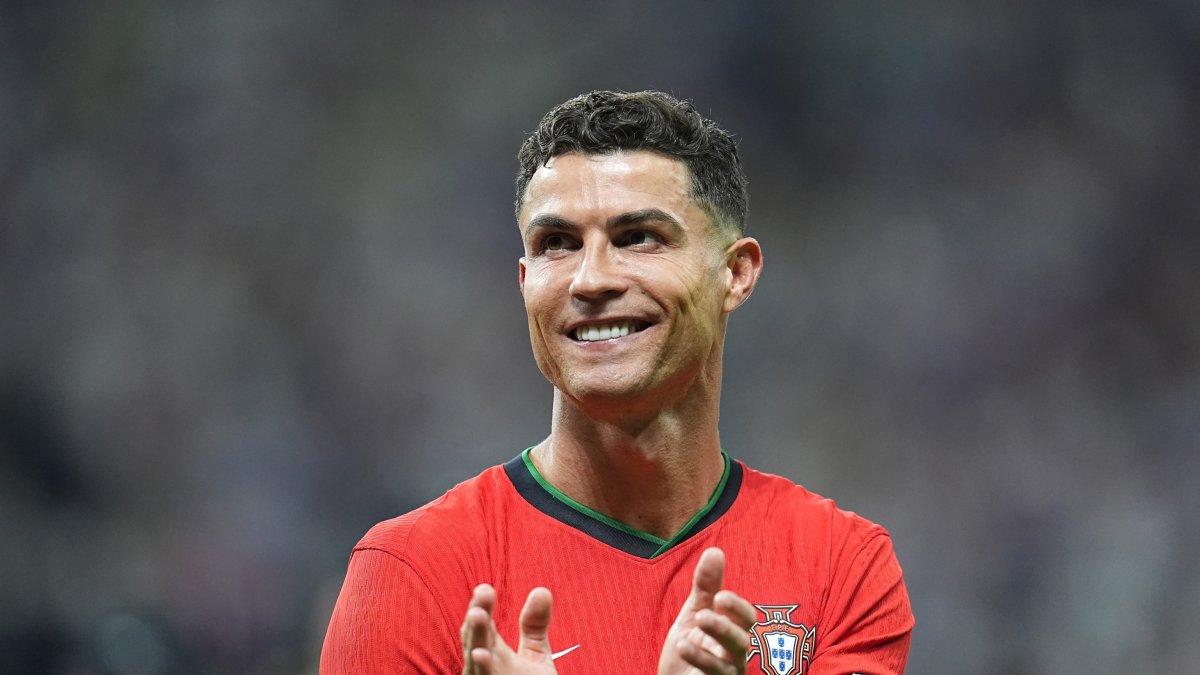 Cristiano Ronaldo, en un partido con la selección portuguesa.