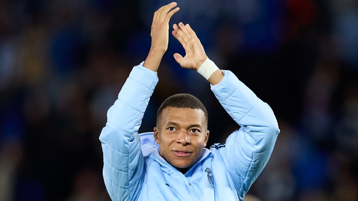 Mbappé, tras el partido contra la Real Sociedad.