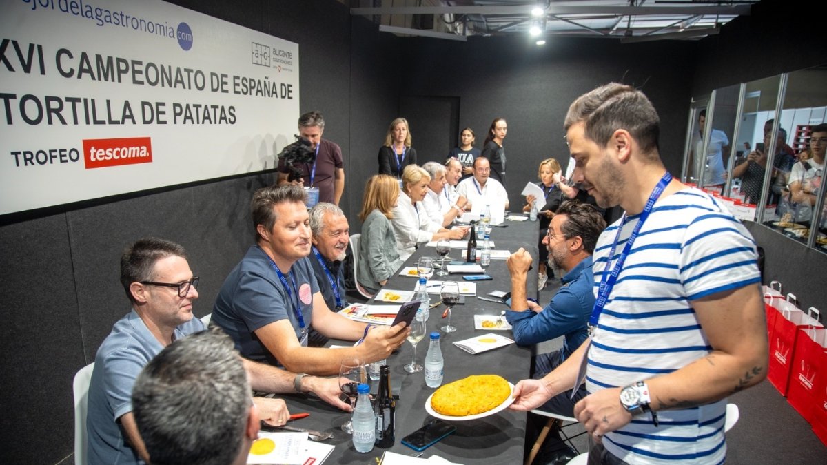 Imagen del concurso de tortilla de patatas