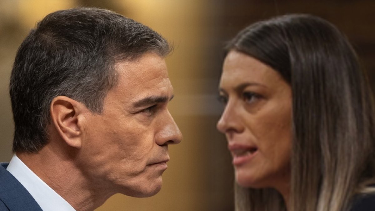 Pedro Sánchez junto a Míriam Nogueras