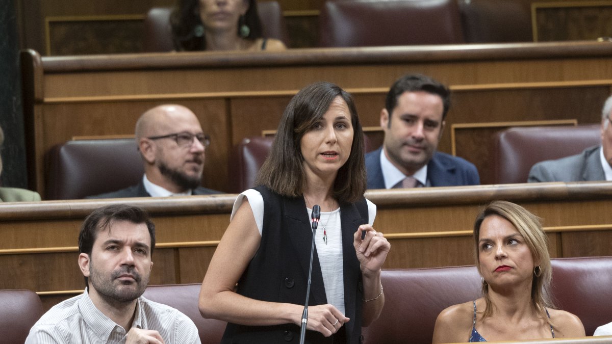 La secretaria general de Podemos, Ione Belarra