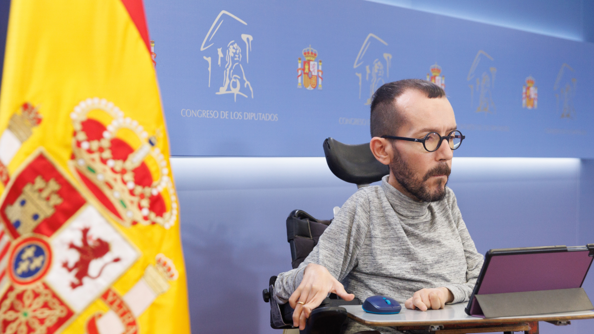 El exportavoz de Unidas Podemos en el Congreso, Pablo Echenique.