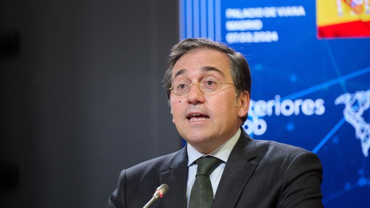 El ministro de Exteriores, José Manuel Albares