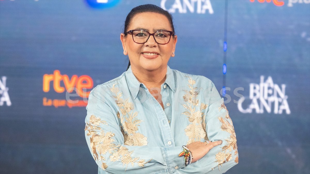 María del Monte posa en el photocall de la presentación de 'La bien cantá'.