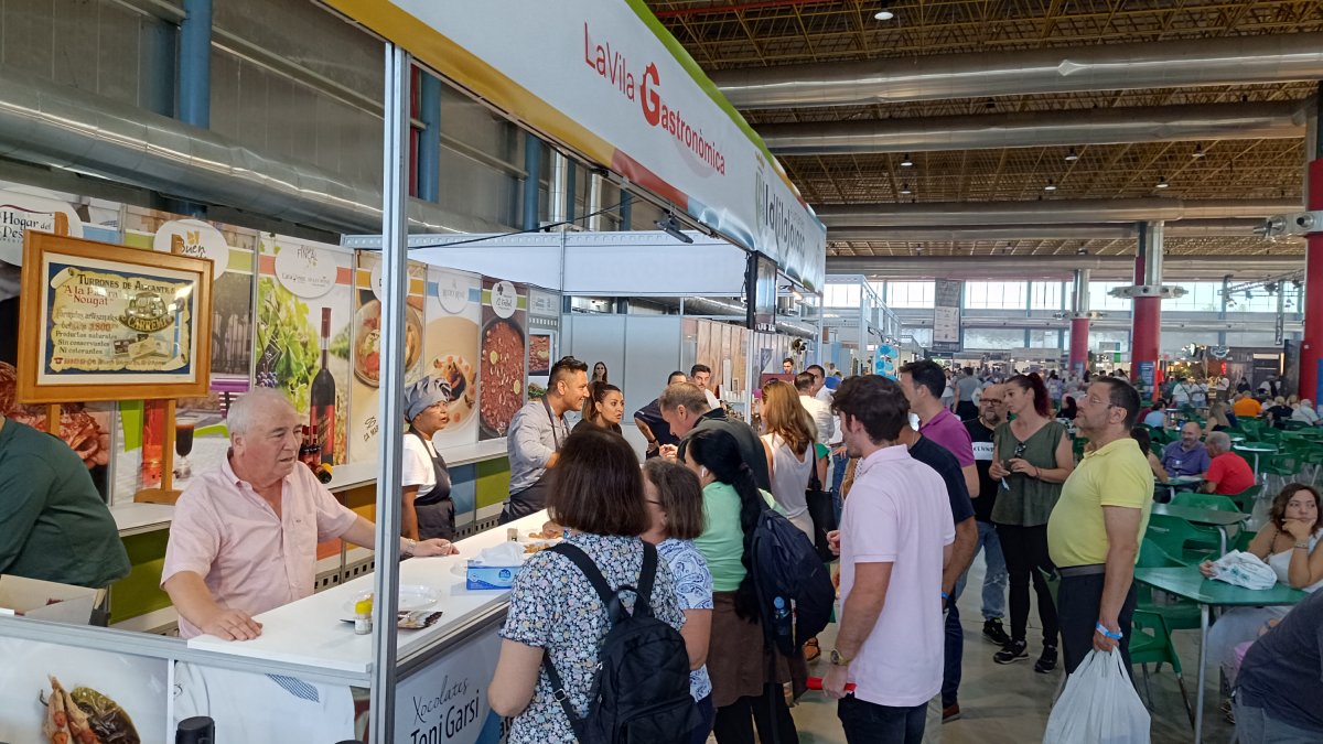 Stand de Villajoyosa en Alicante Gastronómica