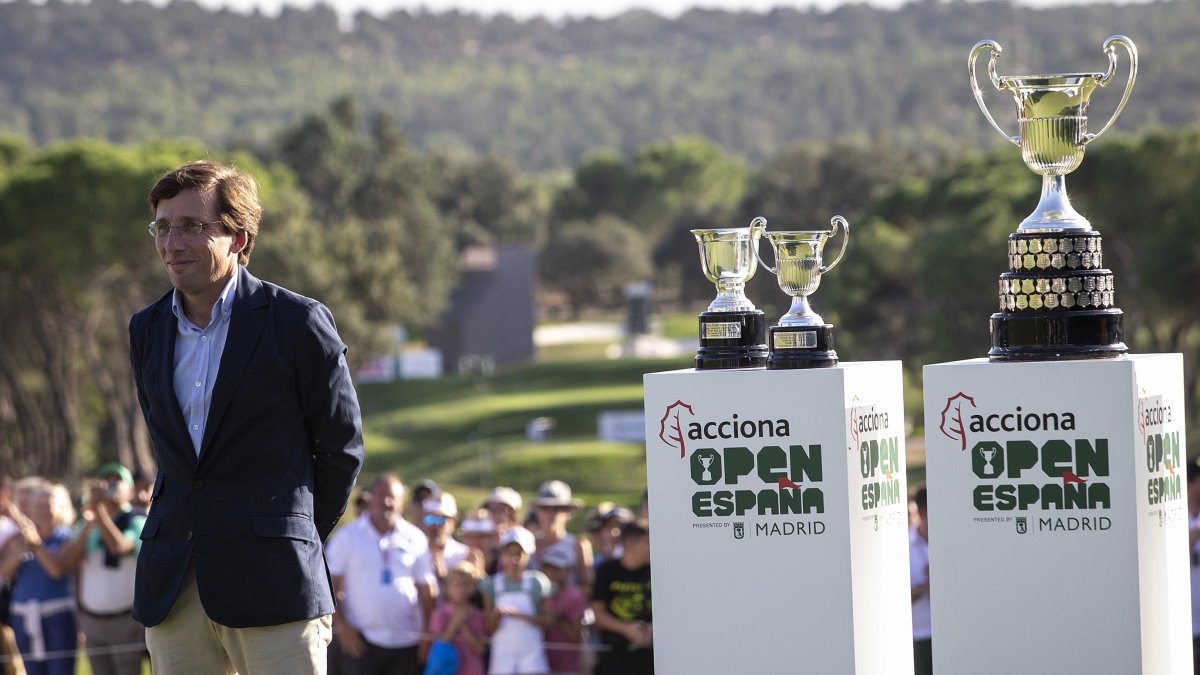 José Luis Martínez Almeida en el Open de España de Golf