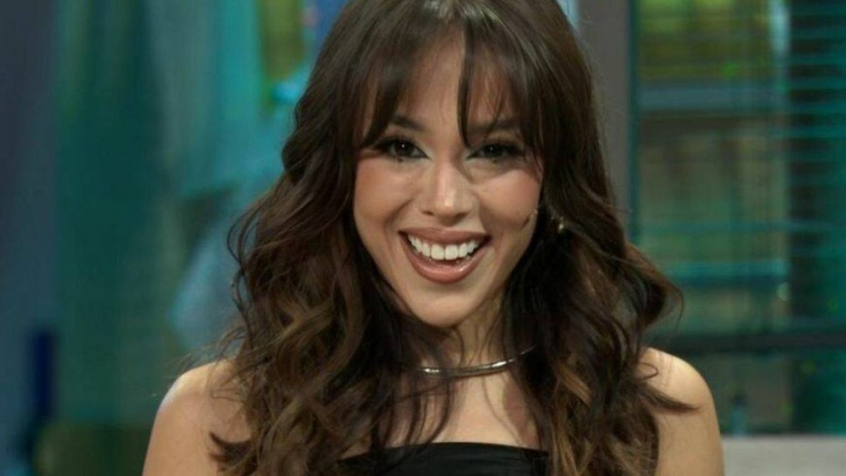 Danna Paola, en el programa de Broncano