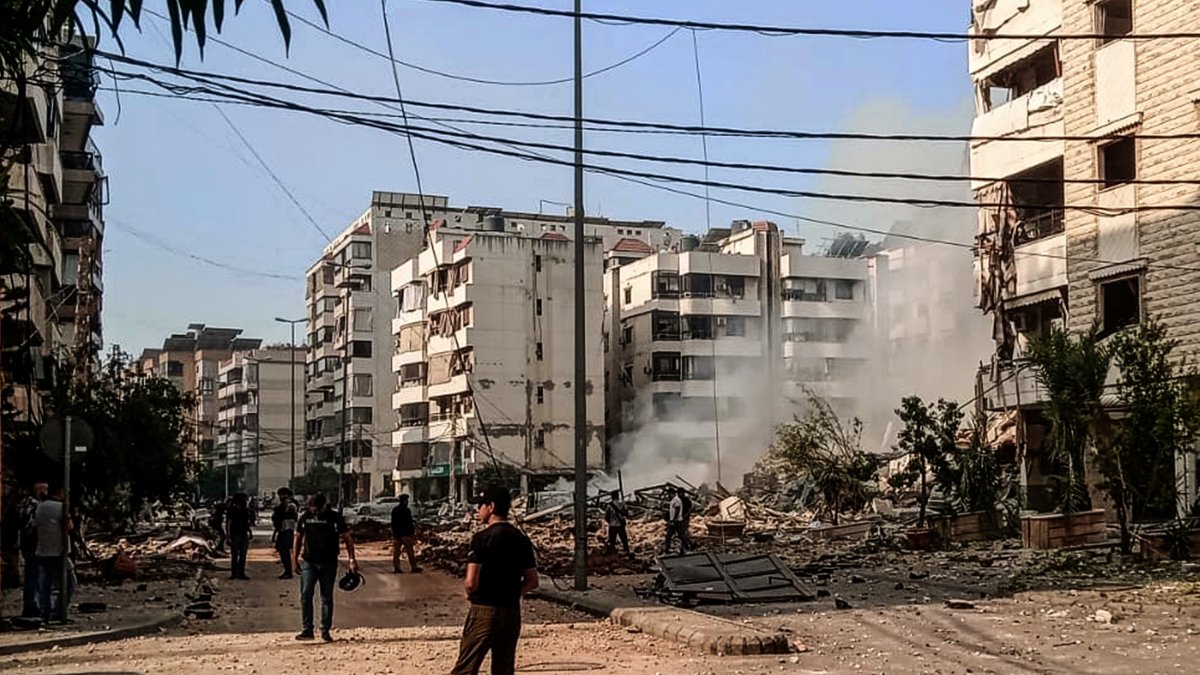 Imagen de los últimos bombardeos israelíes en Líbano