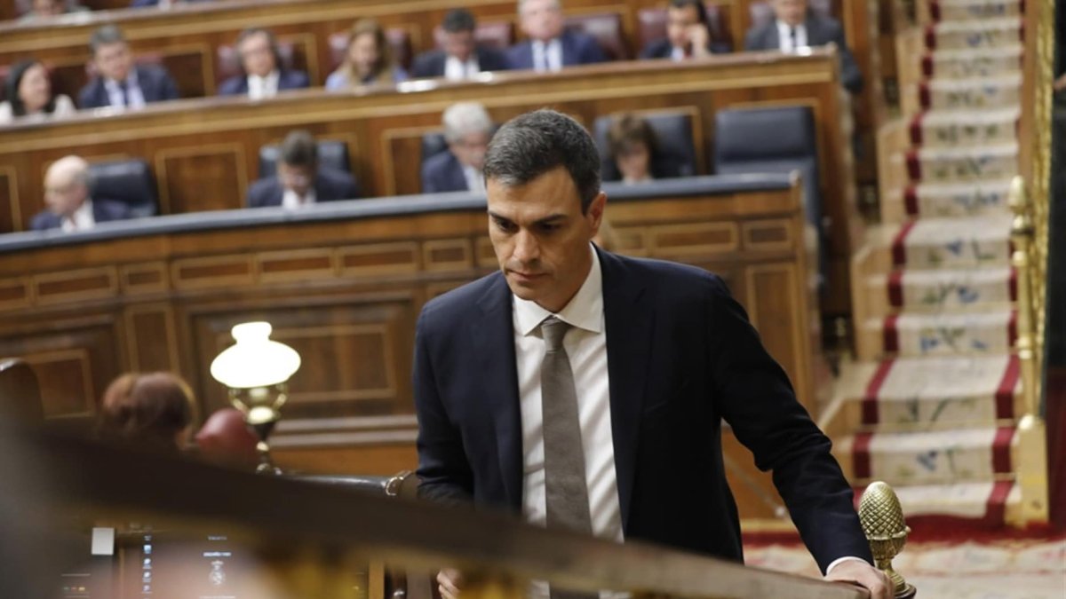 Pedro Sánchez en el Congreso