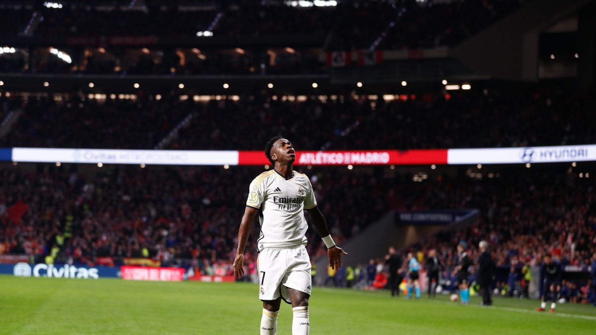 Vinicius, en el Metropolitano.