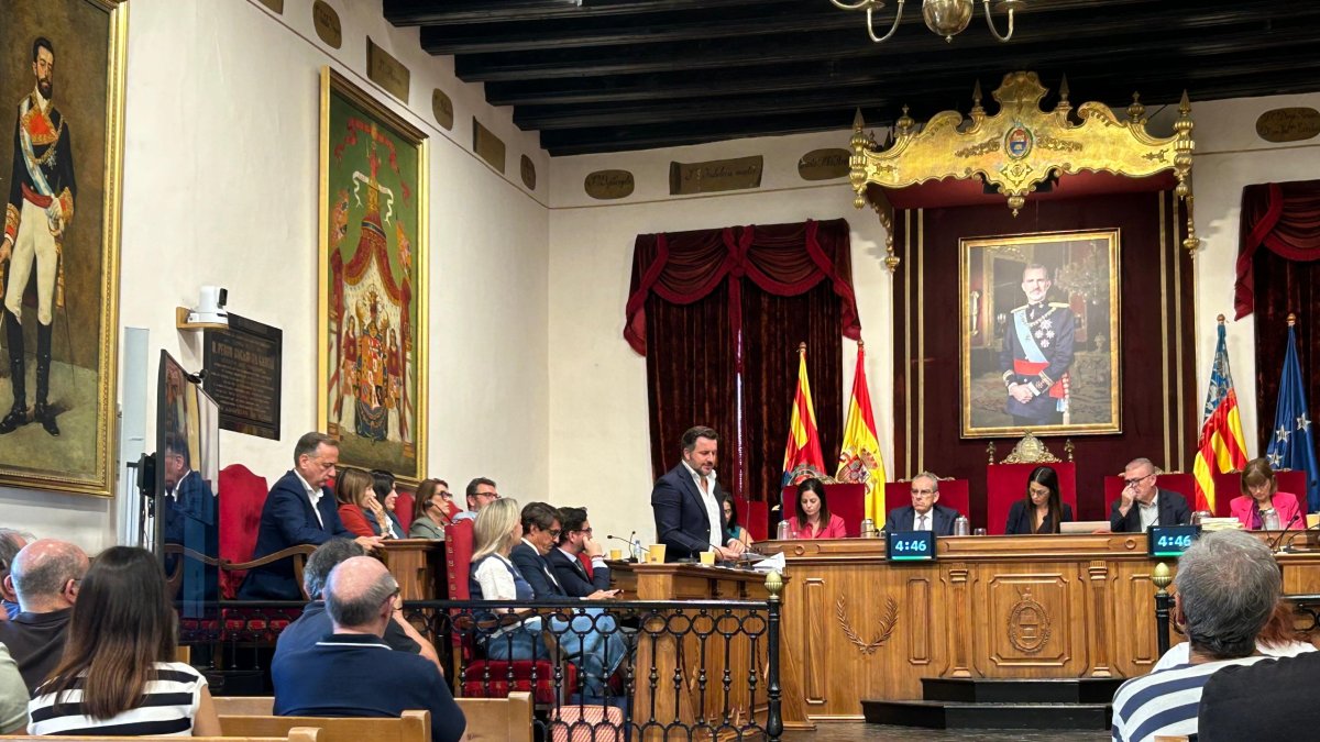 Pleno en el Ayuntamiento de Elche