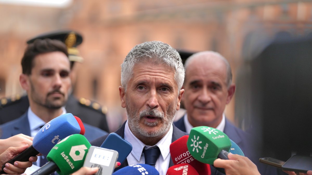 Fernando Grande-Marlaska en el Día de la Policía Nacional