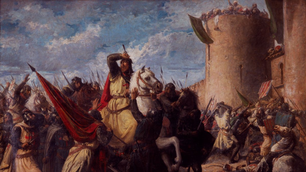 Jaime I en la conquista de Valencia