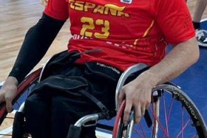 Víctor Bueno Fernández, internacional español Sub-23 en baloncesto en silla de ruedas