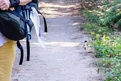 César y Jorge Cadaval, haciendo el Camino de Santiago