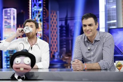 Pablo Motos y Pedro Sánchez en