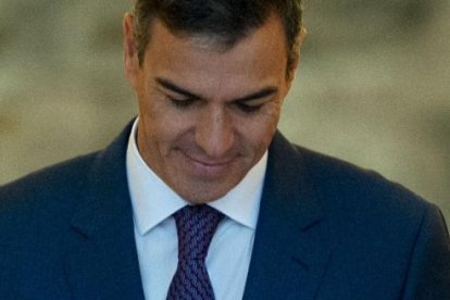 El presidente del Gobierno, Pedro Sánchez