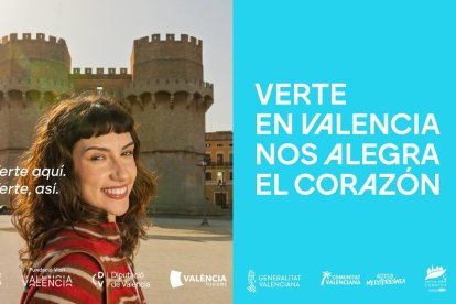 Cartel de la promoción de turismo de Valencia