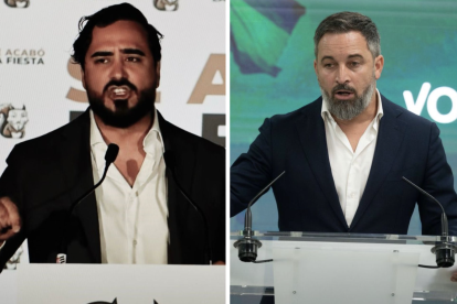 Alvise Pérez y Santiago Abascal