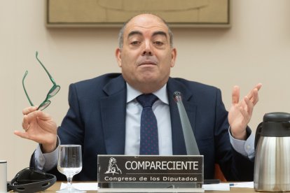 El presidente de la Federación Nacional de Asociaciones de Trabajadores Autónomos (ATA), Lorenzo Amor, comparece ante la Comisión de Trabajo, Economía Social, Inclusión, Seguridad Social y Migraciones, en el Congreso de los Diputados, a 25 de junio de 2024, en Madrid (España).  Lorenzo Amor ha valorado y expuesto las demandas y necesidades del colectivo de trabajadores autónomos.
25 JUNIO 2024;COMISIÓN DE TRABAJO;ATA;LORENZO AMOR ACEDO;CONGRESO DE LOS DIPUTADOS;MADRID
Eduardo Parra / Europa Press
25/6/2024